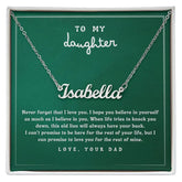 Custom Name Necklace - wowat.cowowat