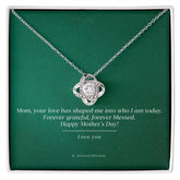 Love knot Necklace To my Mom - wowat.cowowat