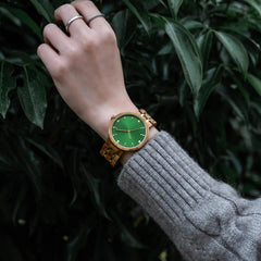 Wooden Watches For Women Natural Olivewood – QUEEN - wowat.cowowat