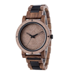 Natural Rock Ebony Wooden Watch – Saturn - wowat.co