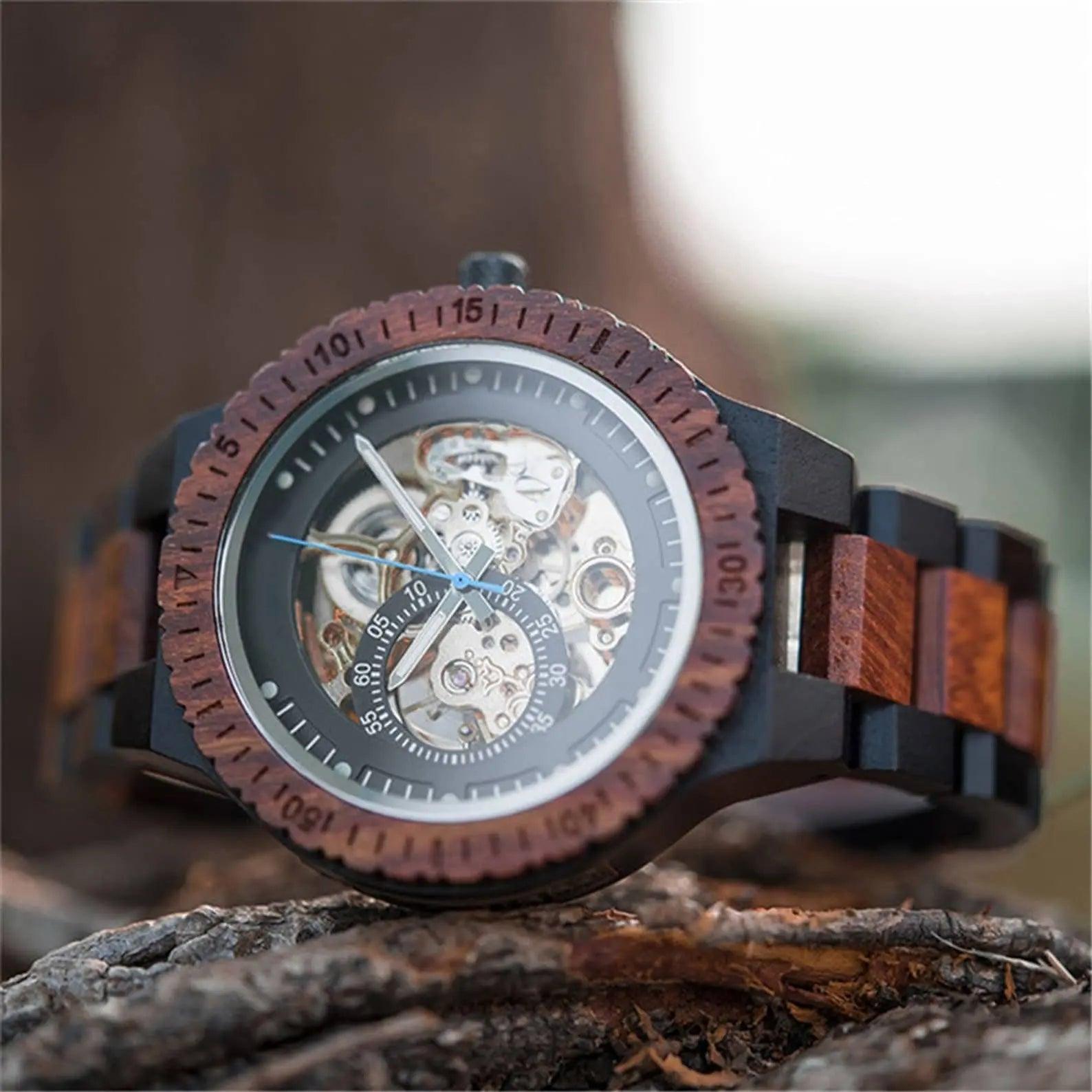Best Automatic Mechanical Wood Watches for Men - wowat.cowowat