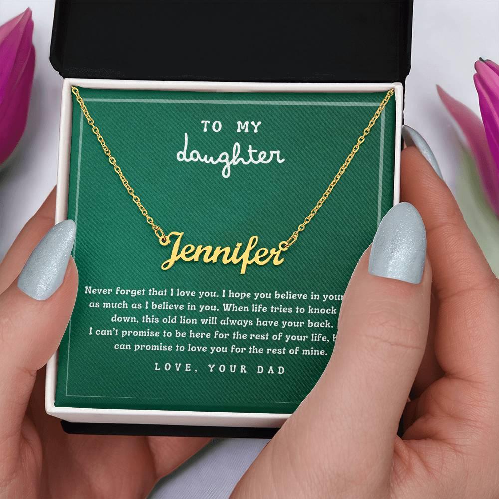 Custom Name Necklace - wowat.cowowat