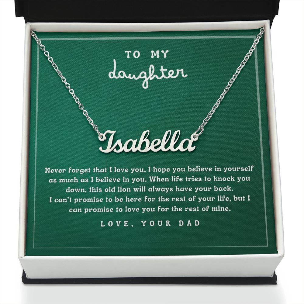 Custom Name Necklace - wowat.cowowat