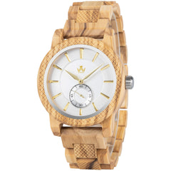 Enchanted Woodland Men's Wooden Watch - Handcrafted Timepiece for a Magical Gift - wowat.cowowat