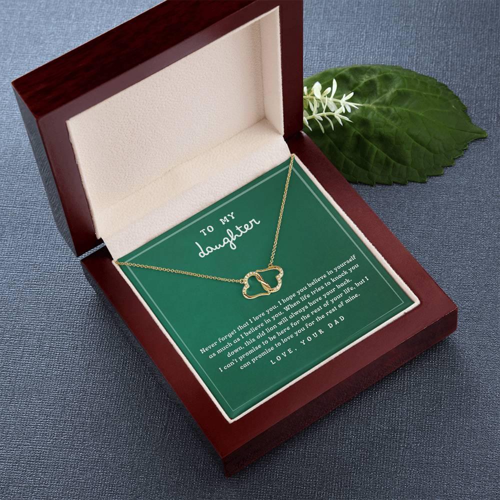 Everlasting Love Necklace to my Daughter - wowat.cowowat