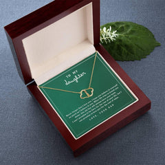 Everlasting Love Necklace to my Daughter - wowat.cowowat