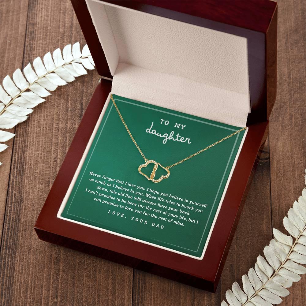 Everlasting Love Necklace to my Daughter - wowat.cowowat