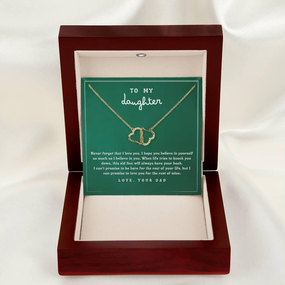 Everlasting Love Necklace to my Daughter - wowat.cowowat