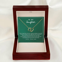 Everlasting Love Necklace to my Daughter - wowat.cowowat