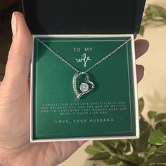 Forever in Love Necklace to my Wife - wowat.cowowat