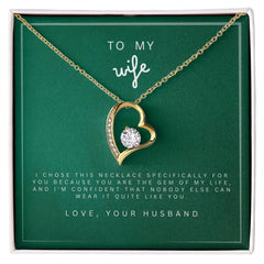 Forever in Love Necklace to my Wife - wowat.cowowat