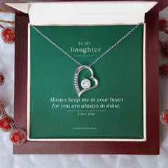 Forever Love Necklace to My Daughter - wowat.cowowat