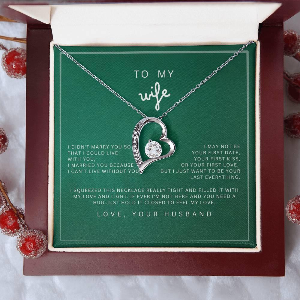 Forever Love Necklace To my Wife - wowat.cowowat