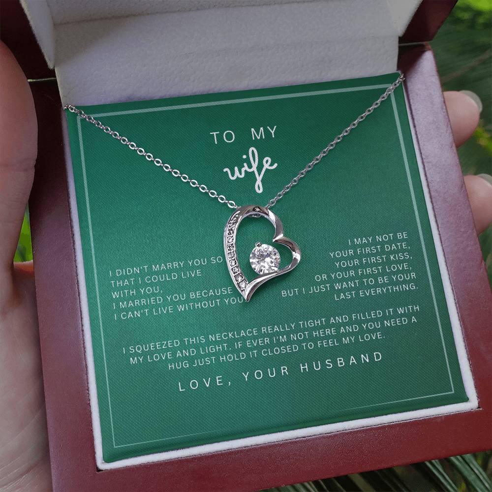 Forever Love Necklace To my Wife - wowat.cowowat
