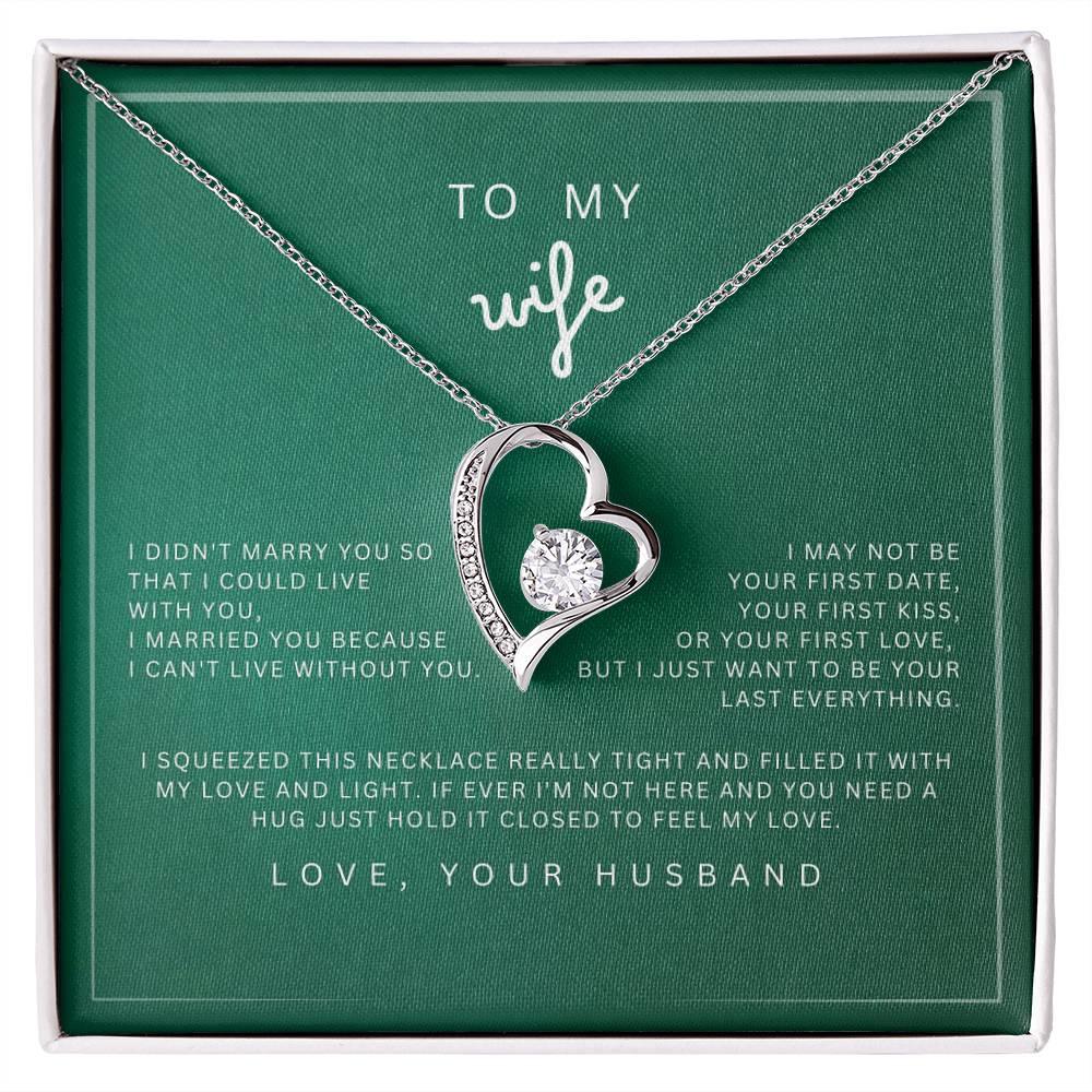 Forever Love Necklace To my Wife - wowat.cowowat