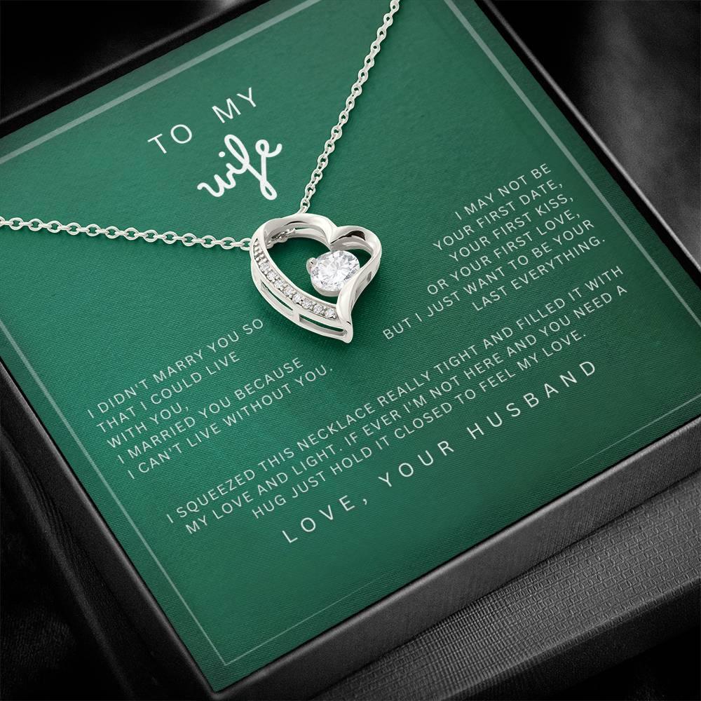 Forever Love Necklace To my Wife - wowat.cowowat