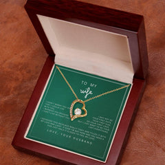 Forever Love Necklace To my Wife - wowat.cowowat