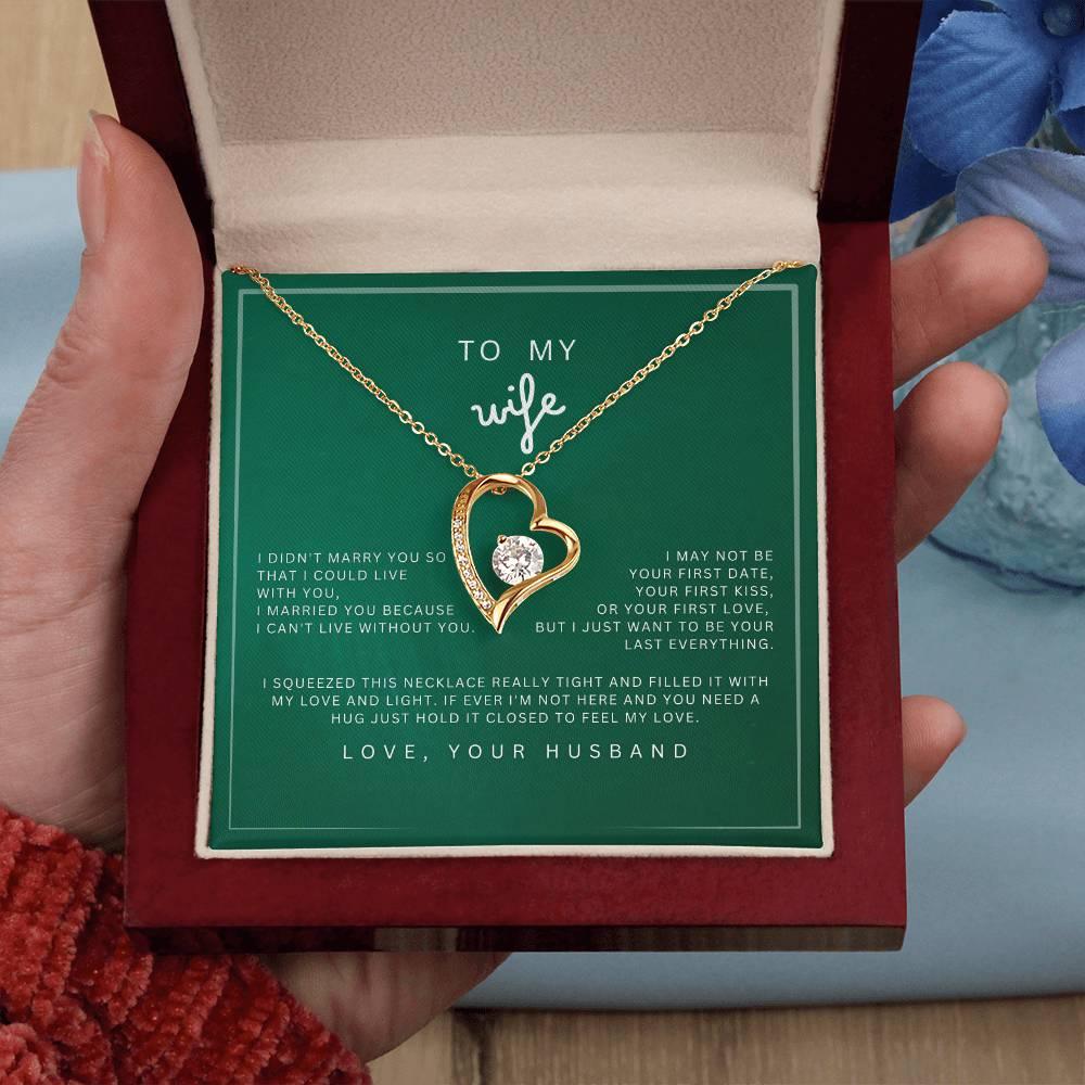 Forever Love Necklace To my Wife - wowat.cowowat