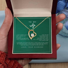 Forever Love Necklace To my Wife - wowat.cowowat