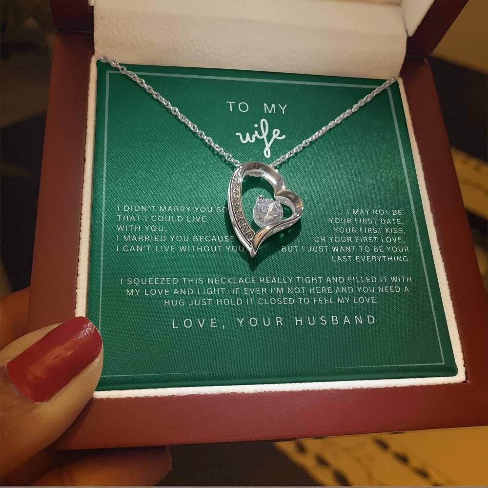 Forever Love Necklace To my Wife - wowat.cowowat