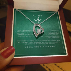 Forever Love Necklace To my Wife - wowat.cowowat