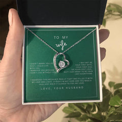 Forever Love Necklace To my Wife - wowat.cowowat