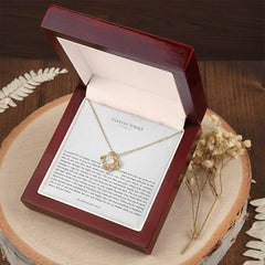 Love knot Necklace Forever Friend - wowat.cowowat