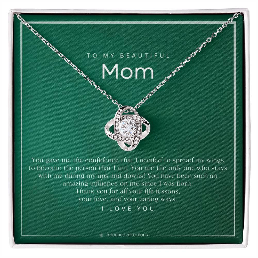 Love Knot Necklace to My Mom - wowat.cowowat