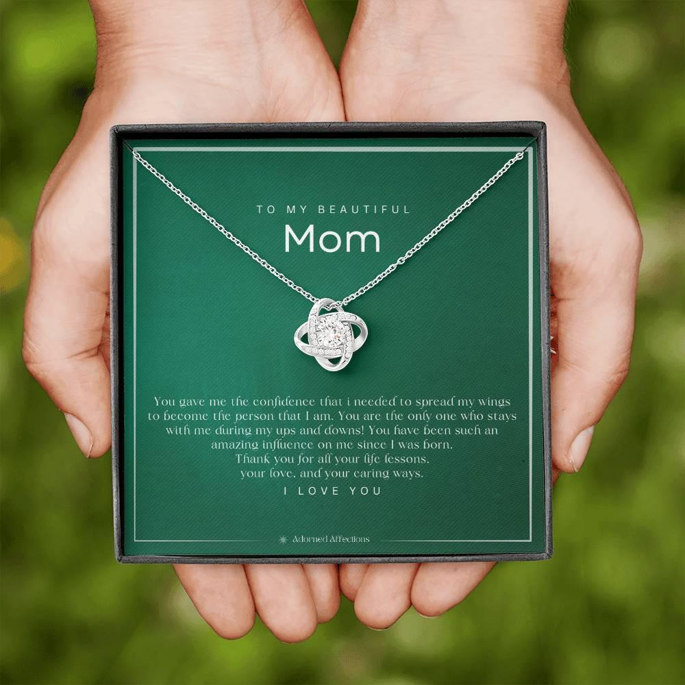 Love Knot Necklace to My Mom - wowat.cowowat