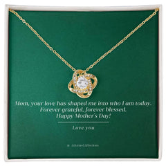 Love knot Necklace To my Mom - wowat.cowowat