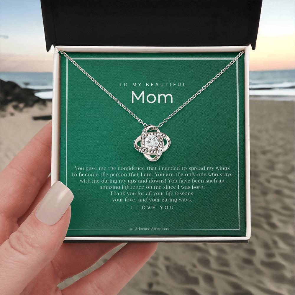 Love Knot Necklace to My Mom - wowat.cowowat