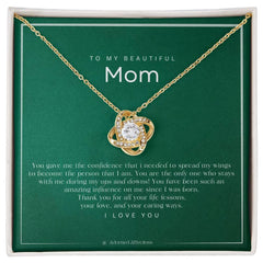 Love Knot Necklace to My Mom - wowat.cowowat