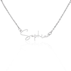 Signature Name Necklace - wowat.cowowat