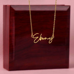 Signature Name Necklace - wowat.cowowat