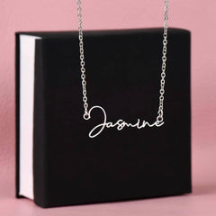 Signature Name Necklace - wowat.cowowat