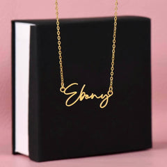 Signature Name Necklace - wowat.cowowat
