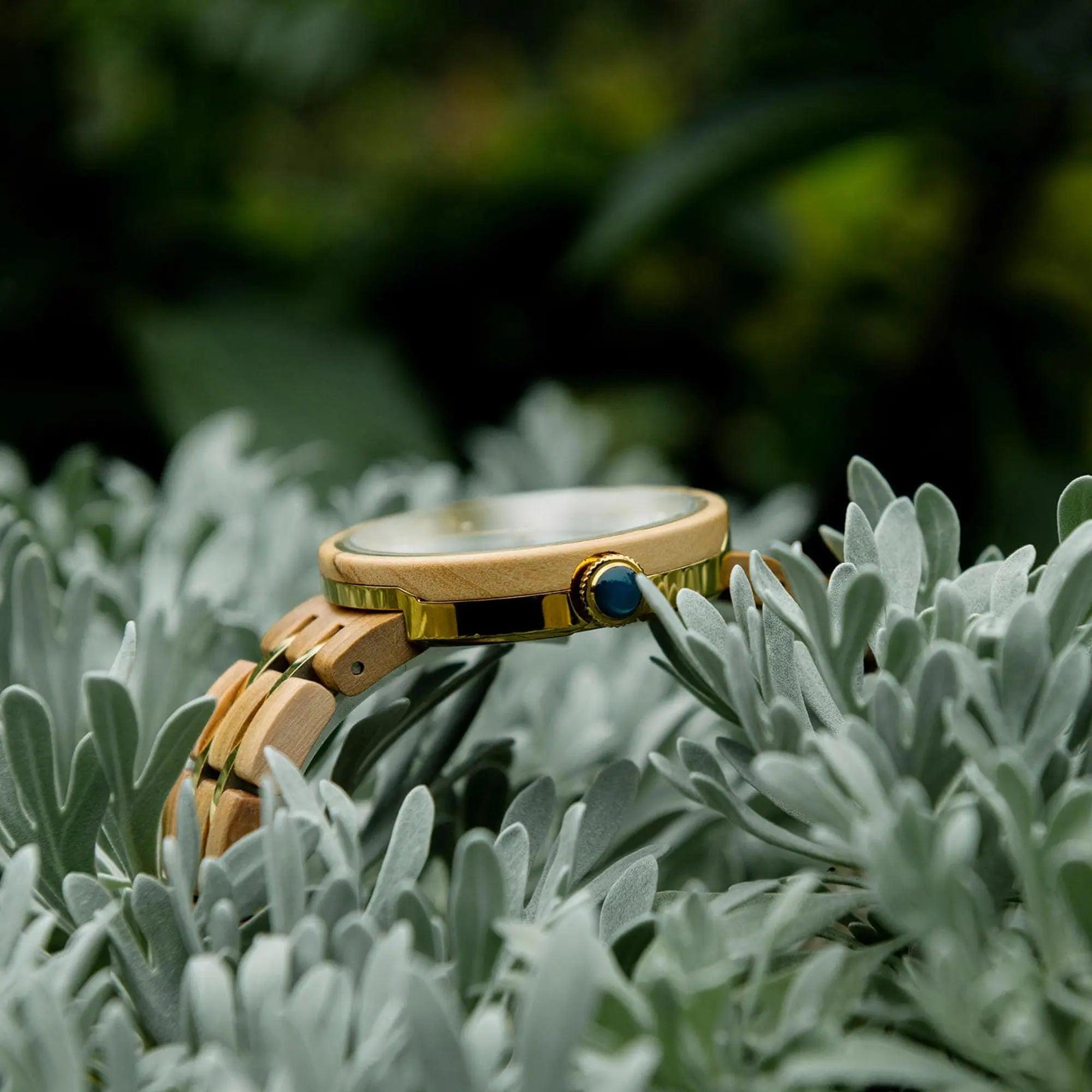 VICTORIA - Olivewood Silver 30MM - wowat.cowowat