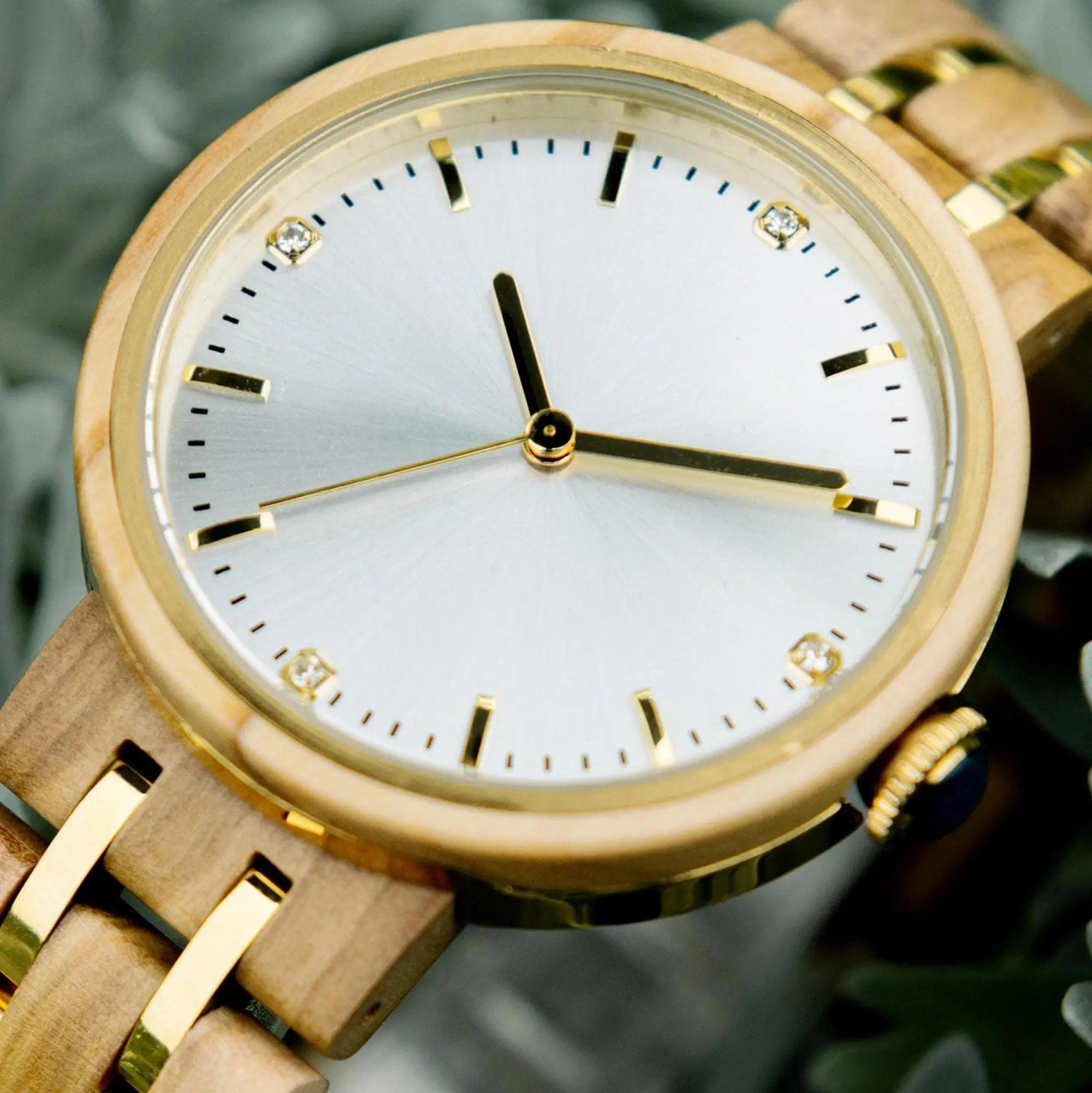 VICTORIA - Olivewood Silver 30MM - wowat.cowowat