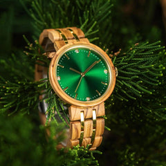 Wooden Watches For Women Natural Olivewood – QUEEN - wowat.cowowat